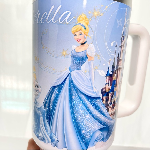 Custom 40oz Tumbler Disney Princess Cinderella Brand new double wall stainless t - Picture 8 of 14